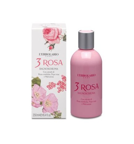 3 Rosas Gel De Baño 250 Ml L´Erbolario