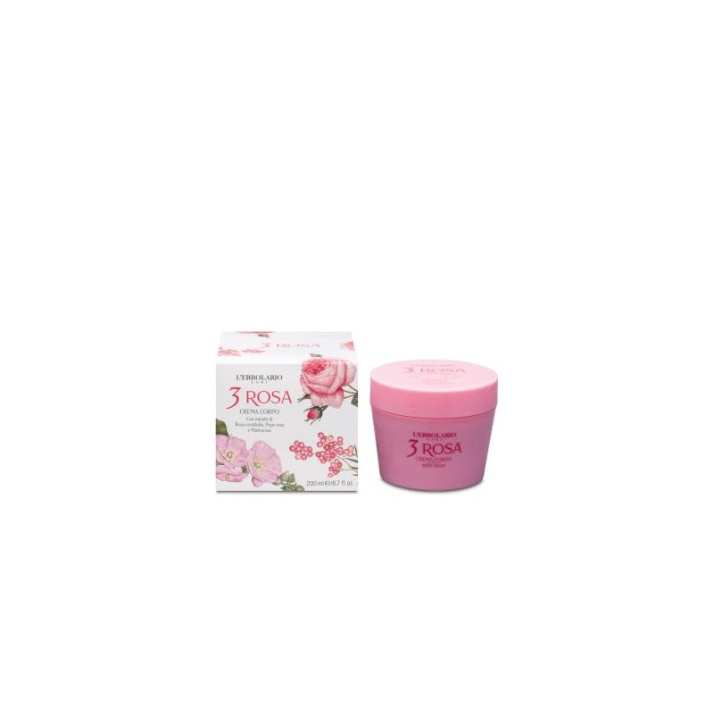 3 Rosas Crema Corporal 200 Ml L´Erbolario