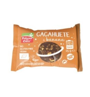 Barrita Energy Ball Cacahuete-Banana 20 Uds Eco Sg Vegan La Finestra Sul Cielo