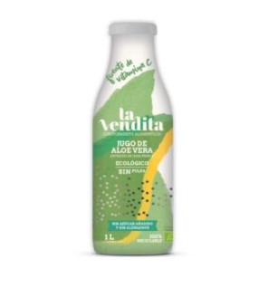 Jugo De Aloe Vera 100% Sin Pulpa 1L Eco La Vendita