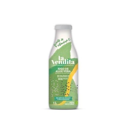 Jugo De Aloe Vera 100% Sin Pulpa 1L Eco La Vendita