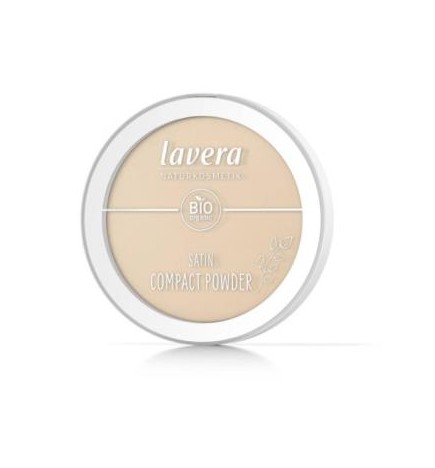 Maquillaje Polvo Compacto Satin 02 Medium 9,5 Gr Lavera