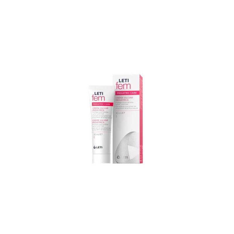 Letifem Crema Vulvar Pediat 30Gr Leti Letifem Crema Vulvar Pediat 30Gr Leti