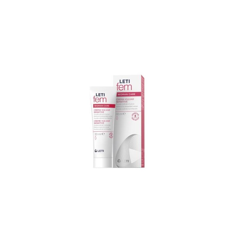 Letifem Sensitive Crema Vulvar 30Ml Leti Letifem Sensitive Crema Vulvar 30Ml Leti