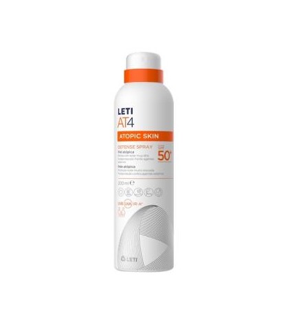 Leti At4 Atopic Skin Defense Spray Spf 50 200Ml Leti