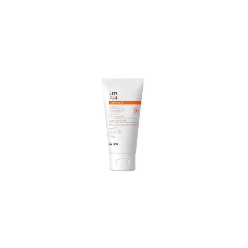Leti At4 Atopic Skin Crema Facial Spf 20 50Ml Leti