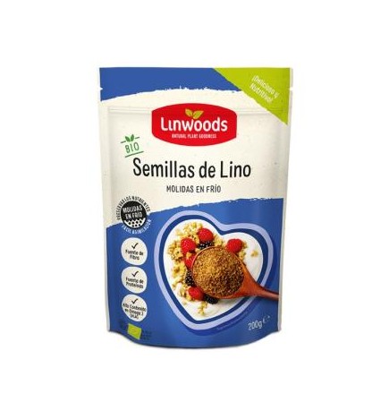 Semillas De Lino Molidas 200 Gramos Bio Linwoods
