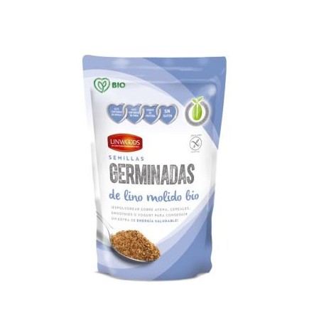Semillas De Lino Germinadas Molidas 200 Gramos Bio Linwoods