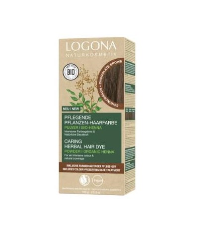 Colorante Vegetal Marron Chocolate 091 100 Gramos Logona