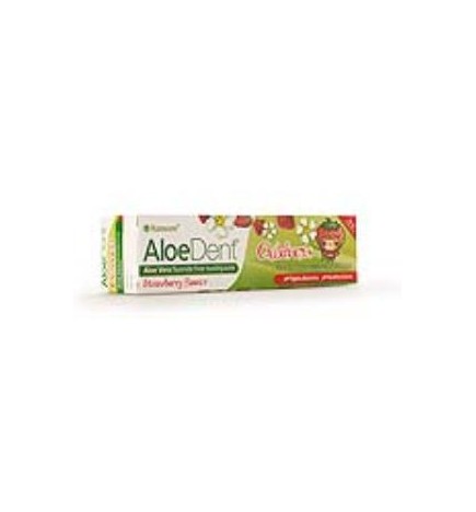 Dentífrico Para Niños Con Aloe Vera Sin Flúor Sabor Fresa, 50 Ml Optima