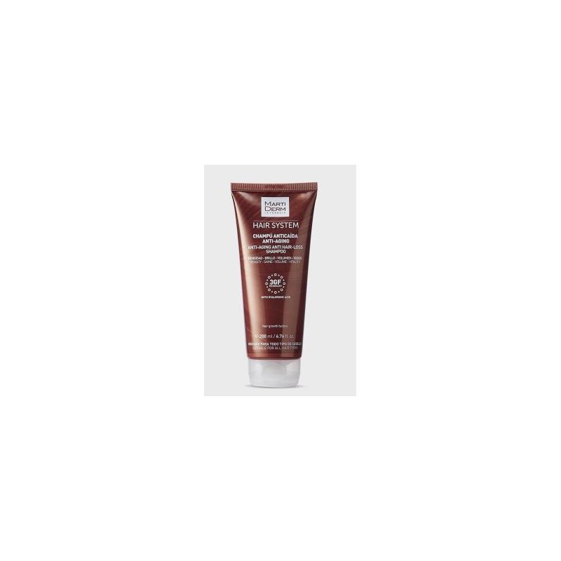 Hair System 3Gf Champu Anticaida Antiaging 200Ml Martiderm Hair System 3Gf Champu Anticaida Antiaging 200Ml Martiderm