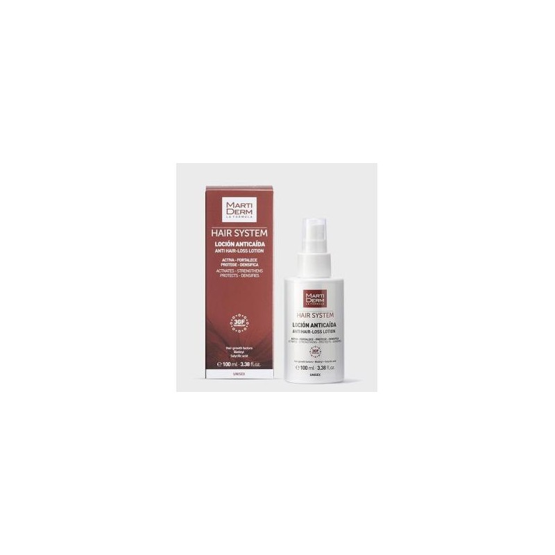 Hair System 3Gf Locion Anticaida Unisex 100Ml Martiderm