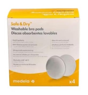 Disco Lactancia Absorb Reut Lavable 4Un Ref 80236 Medela