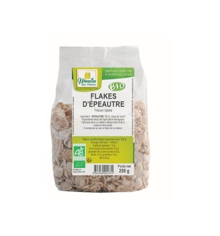 Flakes De Espelta 250 Gr Bio Moulin Des Moines