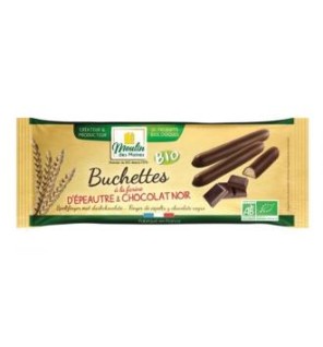 Buchettes De Espelta Bañados Chocolate 150 Gr Bio Moulin Des Moines