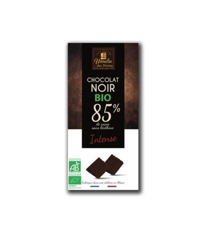 Chocolate Negro 85% Intenso 100 Gr Bio Moulin Des Moines
