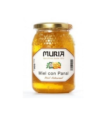 Miel Con Panal 500 Gramos Muria