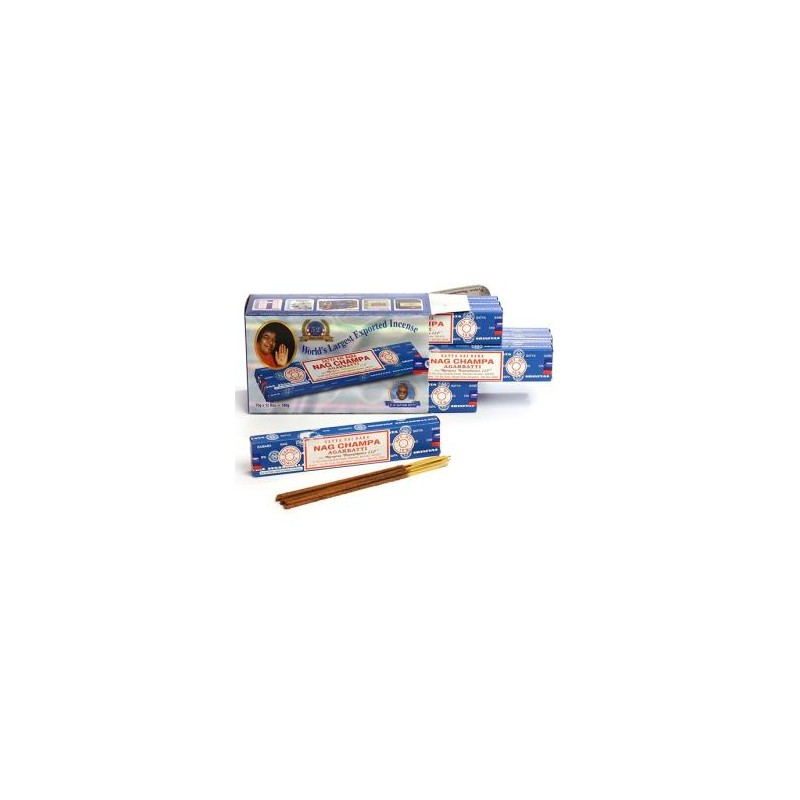 Incienso Satya Sai Baba Pack 12 Cajitas X 15 Gramos Nag Champa
