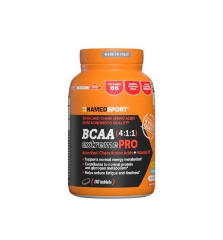 Bcaa 4:1:1 Extreme Pro 110 Comprimidos Named Sport