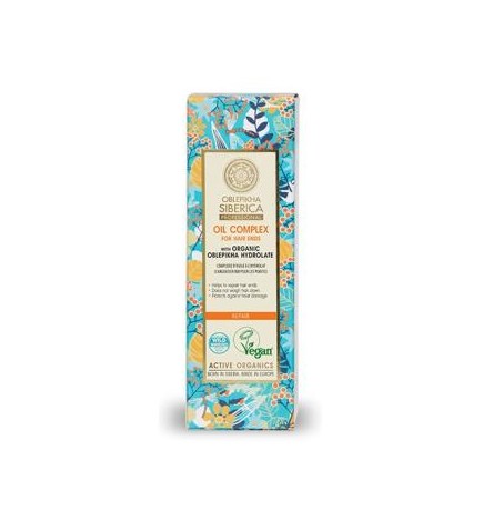 Complejo De Aceites Con Hidrolato De Espino Amarillo Orgánico Reparador De Puntas,  50 Ml Natura Siberica