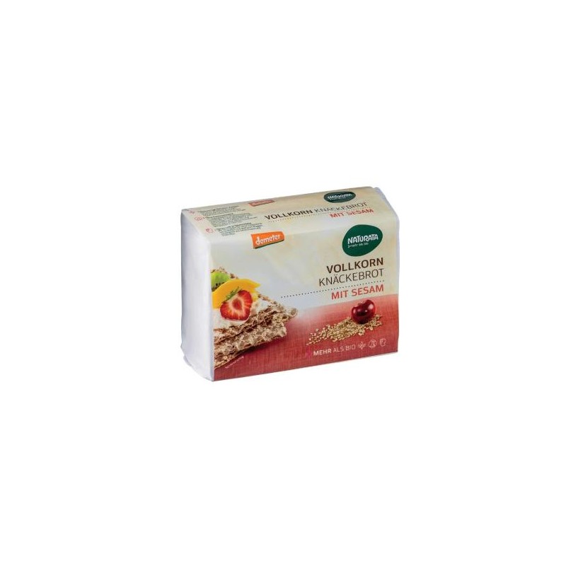 Pan Crujiente De Centeno-Sesamo 250 Gr  Demeter Naturata