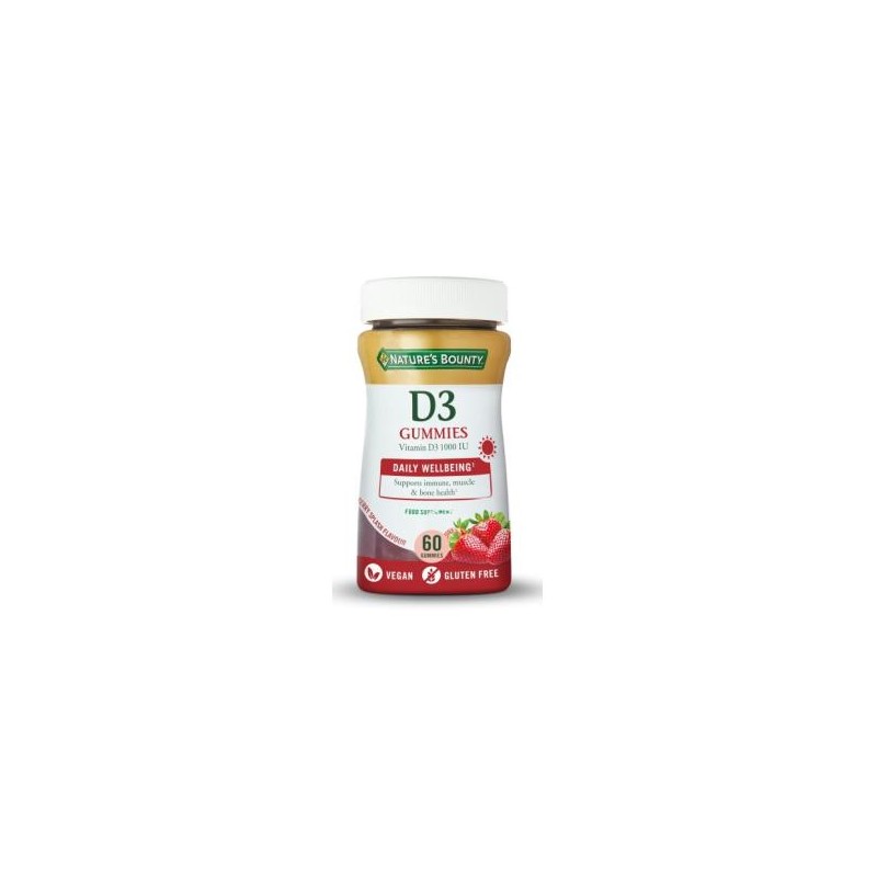 Vitamina D3 60 Gominolas Nature´S Bounty