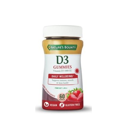 Vitamina D3 60 Gominolas Nature´S Bounty