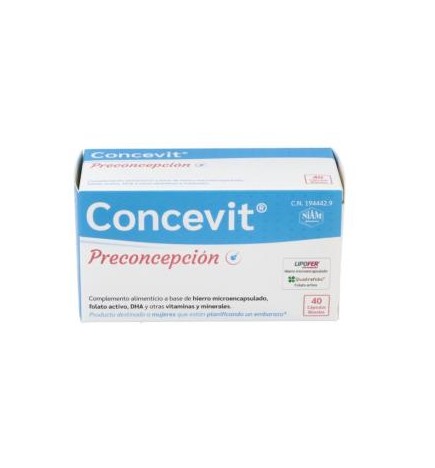 Concevit Preconcepcion 40 Capsulas Niam