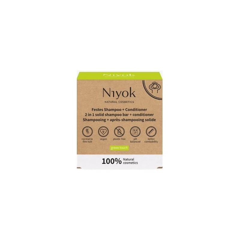 Champu + Acondicionador Solido Green Touch 80 Gr Niyok