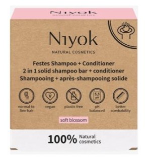 Champu + Acondicionador Solido Soft Blossom 80 Gr Niyok