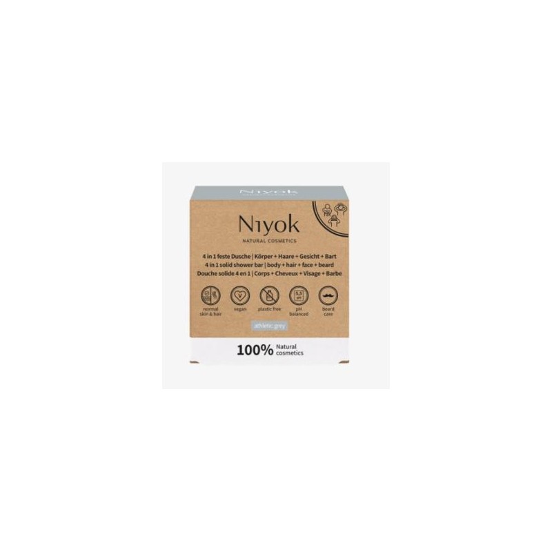Limpiador Corporal 4 En 1 Athelic Grey 80 Gr Niyok