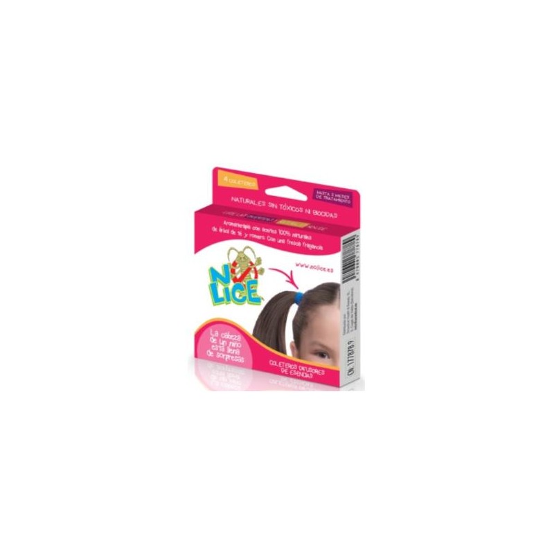 No Lice Coletero Anti-Piojos Negro/Marron 4Ud. No Lice No Lice Coletero Anti-Piojos Negro/Marron 4Ud. No Lice