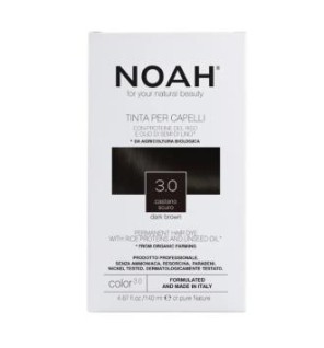 Tinte Capilar Castaño Oscuro, 140 Ml (3.0) Noah