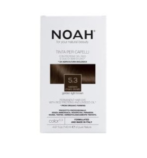 Tinte Capilar Castaño Dorado, 140 Ml (5.3) Noah