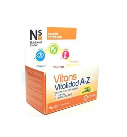 Ns Vitans Vitalidad A-Z 100 Comp Ns