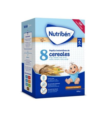 Nutriben 8 Cereales 600 Gramos Nutriben