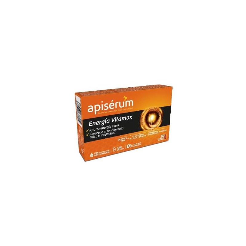 Apiserum Energia Vitamax 30 Capsulas Apiserum Apiserum Energia Vitamax 30 Capsulas Apiserum