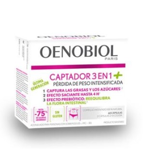 Oenobiol Captador 3 En 1 Plus 60 Comprimidos Oenobiol