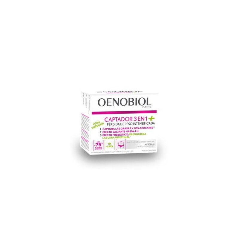 Oenobiol Captador 3 En 1 Plus 60 Comprimidos Oenobiol Oenobiol Captador 3 En 1 Plus 60 Comprimidos Oenobiol