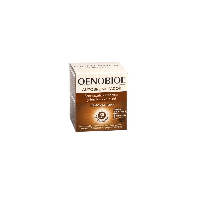 Oenobiol Autobronceador 30 Capsulas Oenobiol