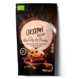 Muffin De Proteina Guisante-Choco 161Gr Bio Vegan** Okami Bio