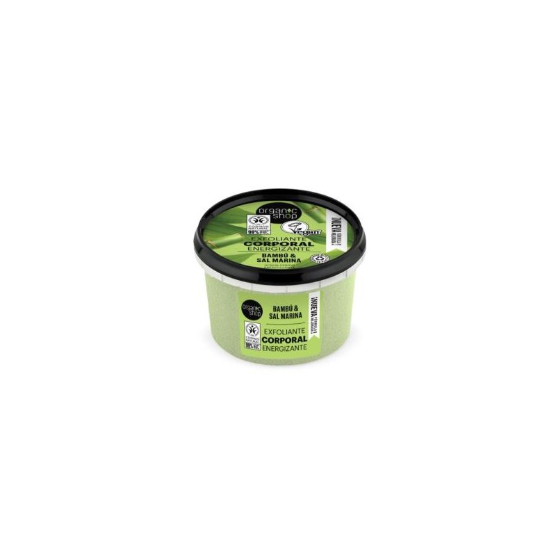 Exfoliante Corporal Energizante Bambú, 250 Ml Organic Shop Exfoliante Corporal Energizante Bambú, 250 Ml Organic Shop