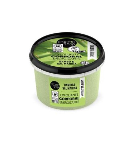 Exfoliante Corporal Energizante Bambú, 250 Ml Organic Shop