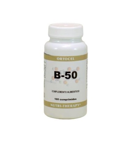 Complex B-50 100 Comprimidos Ortocel Nutri-Therapy