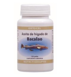 Aceite Higado De Bacalao 120Perlas Ortocel Nutri-Therapy