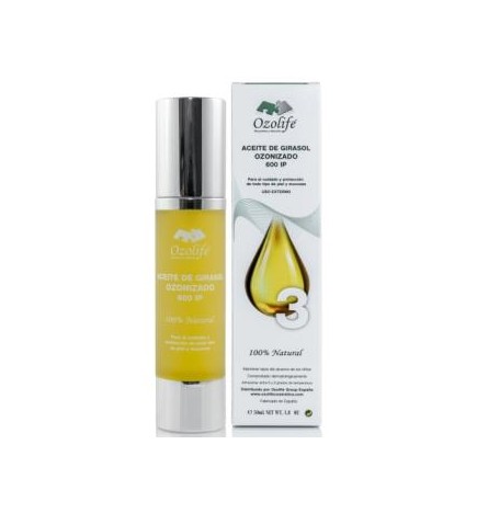 Aceite Girasol Ozonizado 600Ip Airless 50 Ml Ozolife Biocosmetica Y Nutricion