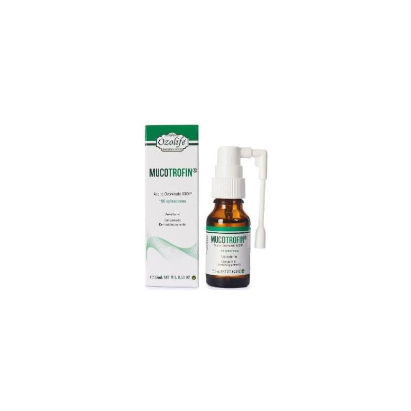 Mucotrofin Nebulizador 15 Ml Ozolife Biocosmetica Y Nutricion