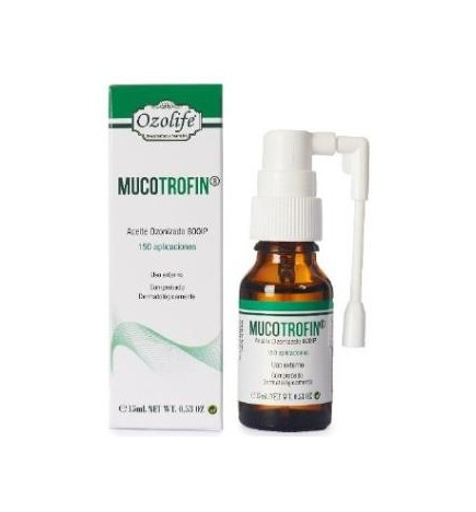 Mucotrofin Nebulizador 15 Ml Ozolife Biocosmetica Y Nutricion