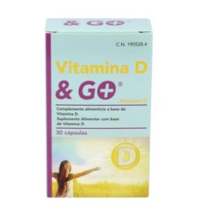 Vitamina D 30 Capsulas Pharma & Go