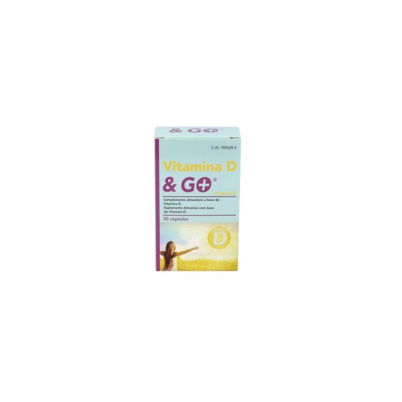 Vitamina D 30 Capsulas Pharma & Go Vitamina D 30 Capsulas Pharma & Go